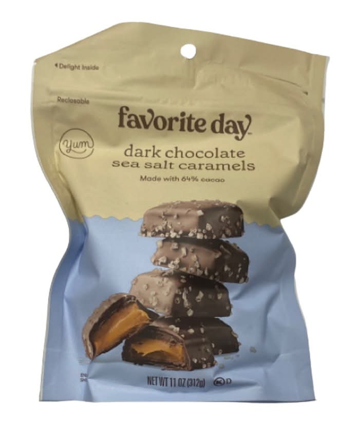 Favorite Day Dark Chocolate Sea Salt Caramels (11 oz)