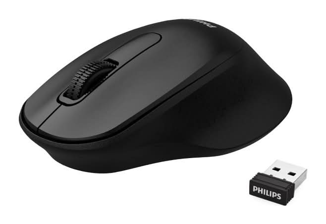 PHILIPS 4鍵式雙模無線滑鼠-SPK7448 <1PC個 x 1 x 1PC個>
