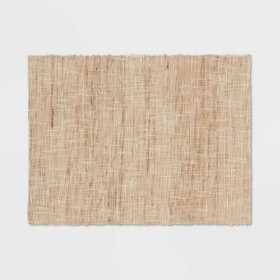 Threshold Hemp Natural Ramie Placemat, 19x14 in