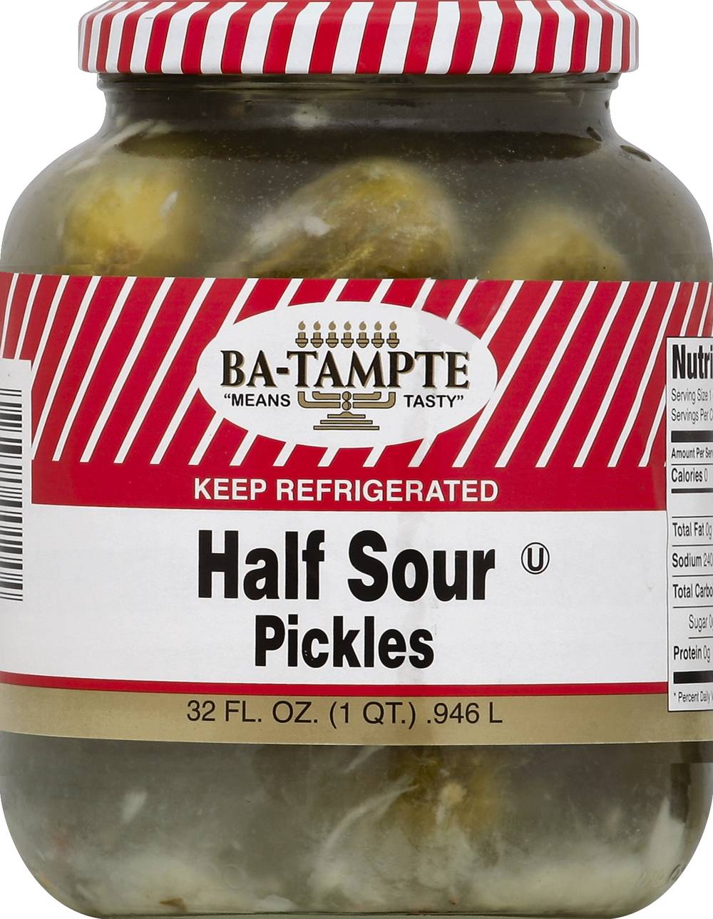 Ba-Tampte Half Sour Pickles (32 fl oz)