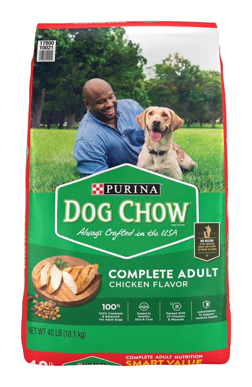 Purina Dog Chow Complete Adult Dry Dog Food - Chicken (Flavor: Chicken, Size: 40 Lb)