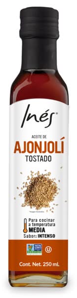 Inés · Aceite de ajonjolí tostado (250 ml)