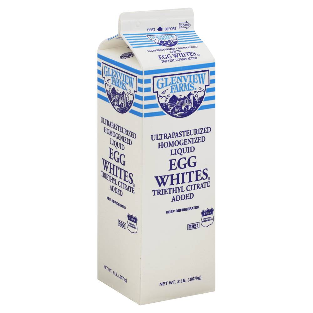 Glenview Farms Ultrapasteurized Homogenized Liquid Egg Whites (2 lbs)