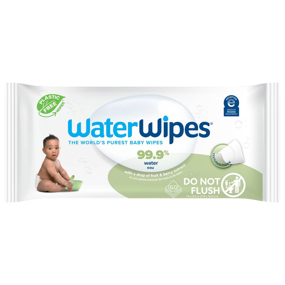 WaterWipes Biodegradable Textured Clean Toddler & Baby Wipes