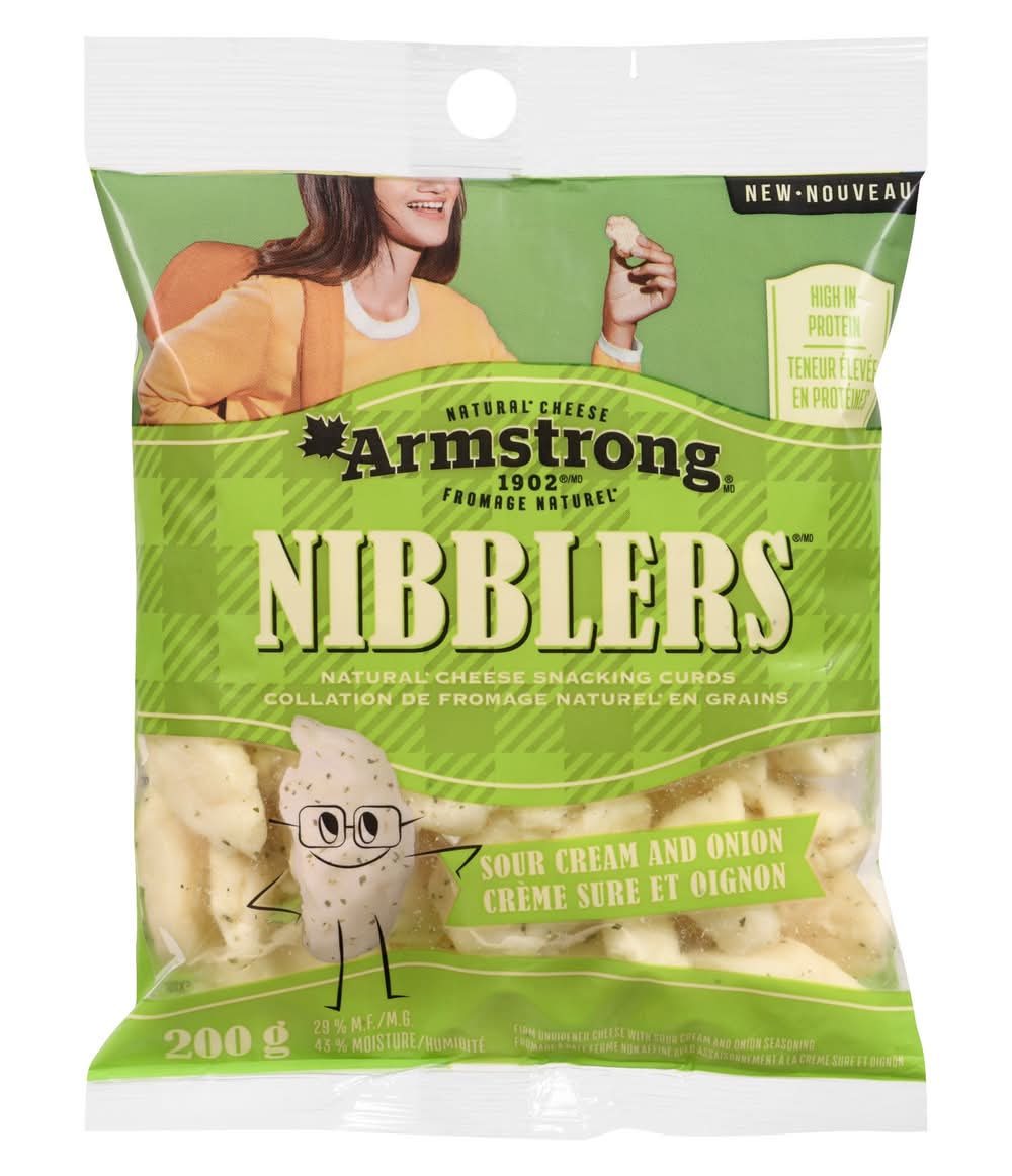 Armstrong Snacking Cheese Curds Sour Cream and Onion (200 g)