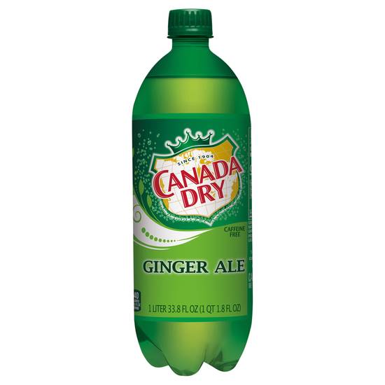 Canada Dry Caffeine Free Ginger Ale Soda (1 L)