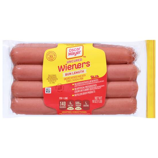 Oscar Mayer Bun Length Uncured Wieners
