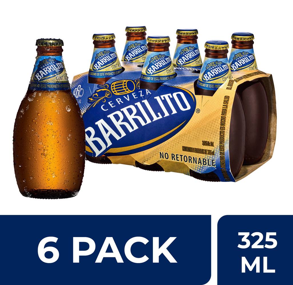 Barrilito · Cerveza lager estilo pilsner (6 x 325 ml)