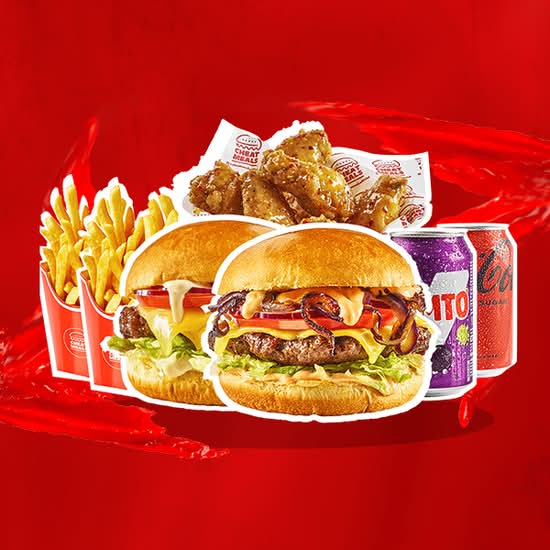 Beef Burger Combo For Two