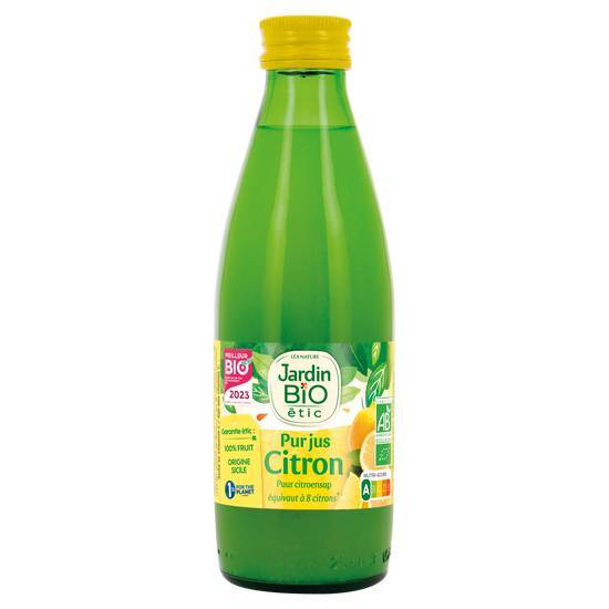 Jardin BiO étic - Pur jus, citron (250ml)