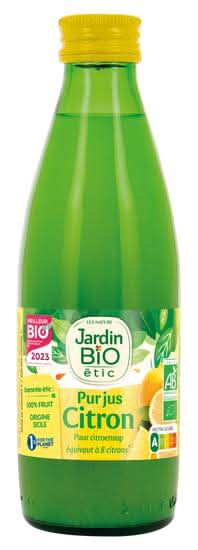 Pur jus de citron - jardin bio - 250ml