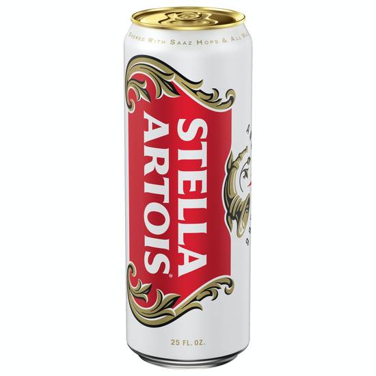 Stella Artois Premium Lager Beer (25 fl oz)