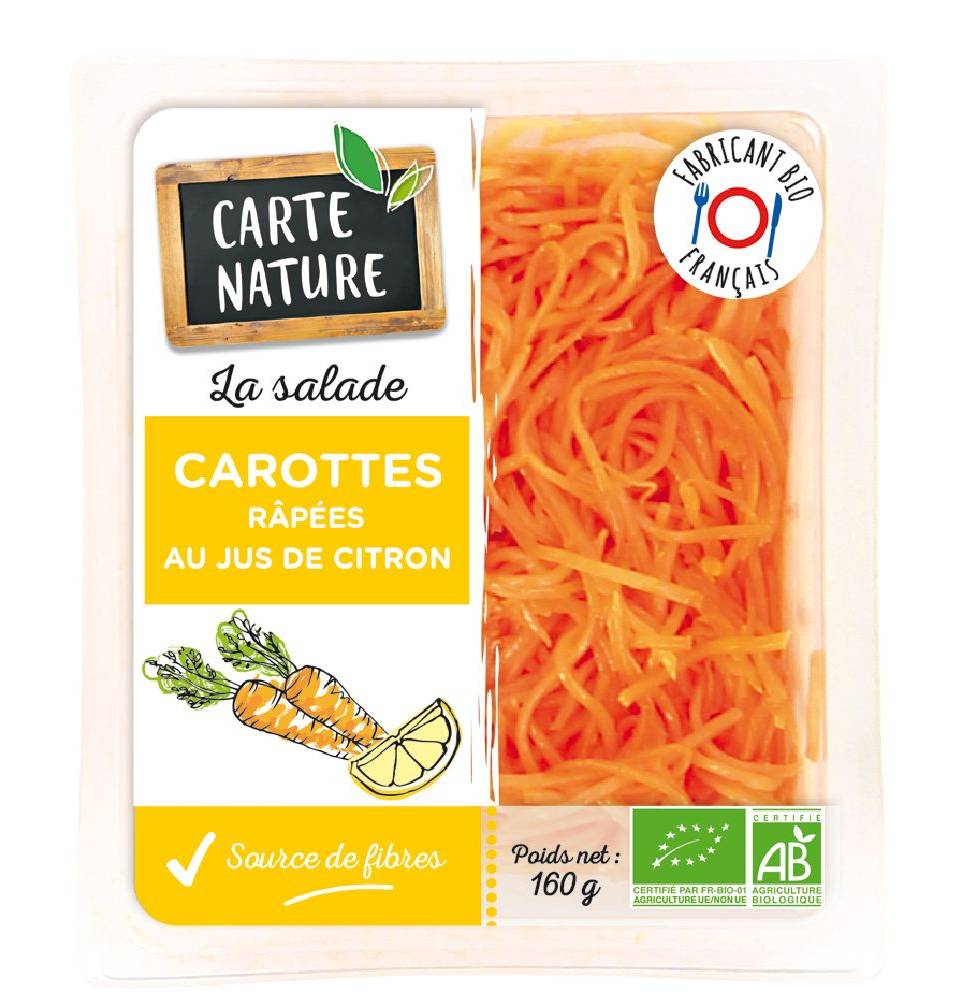 Carotte rapee 160g - CARTE NATURE - BIO