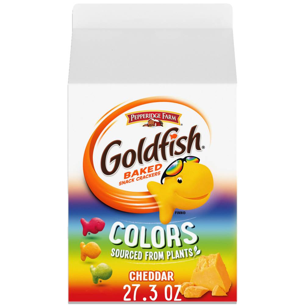 Goldfish Colors Cheddar Baked Snack Crackers (1.71 lbs)