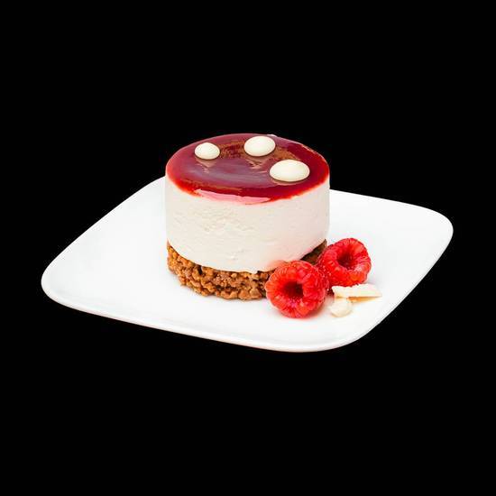Cheesecake Chocolat Blanc Framboise