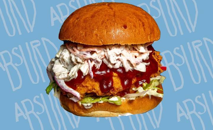 Absurd BBQ Chicken Burger