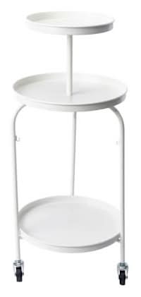 Color Vanity Cart White