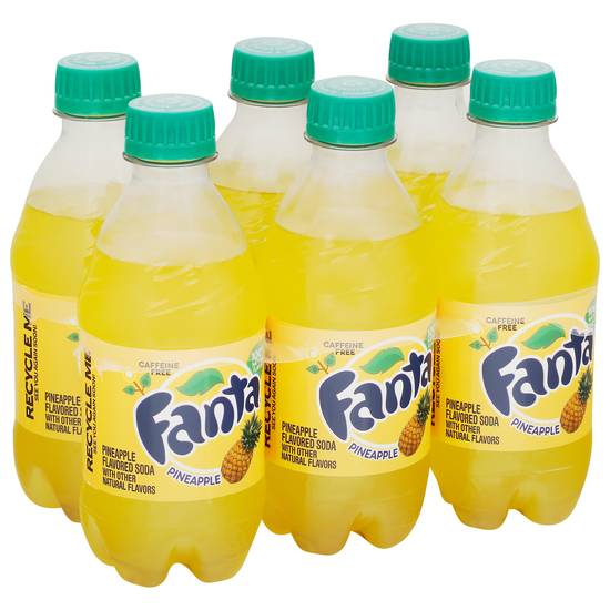 Fanta Pineapple Flavored Soda (6 x 12 fl oz)
