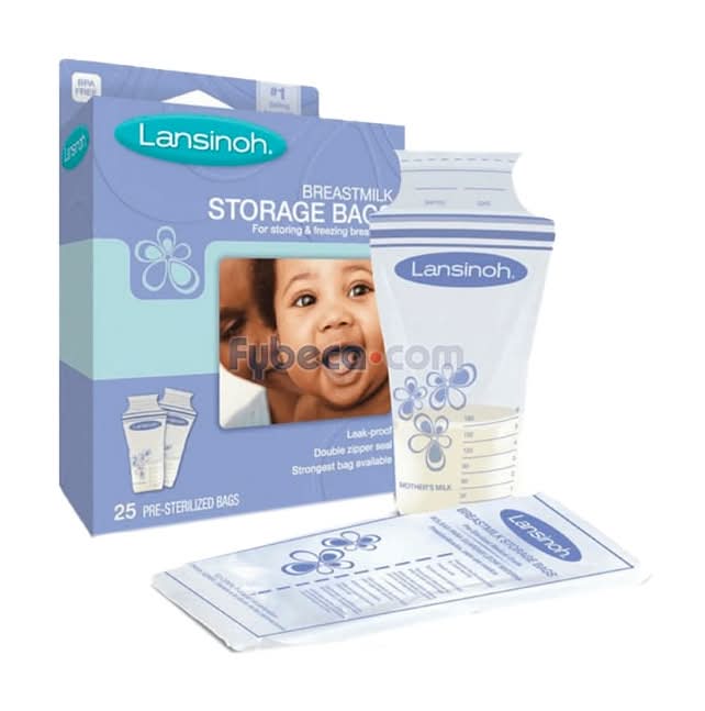 Bolsas Para Almacenar Leche Materna Lansinoh X25