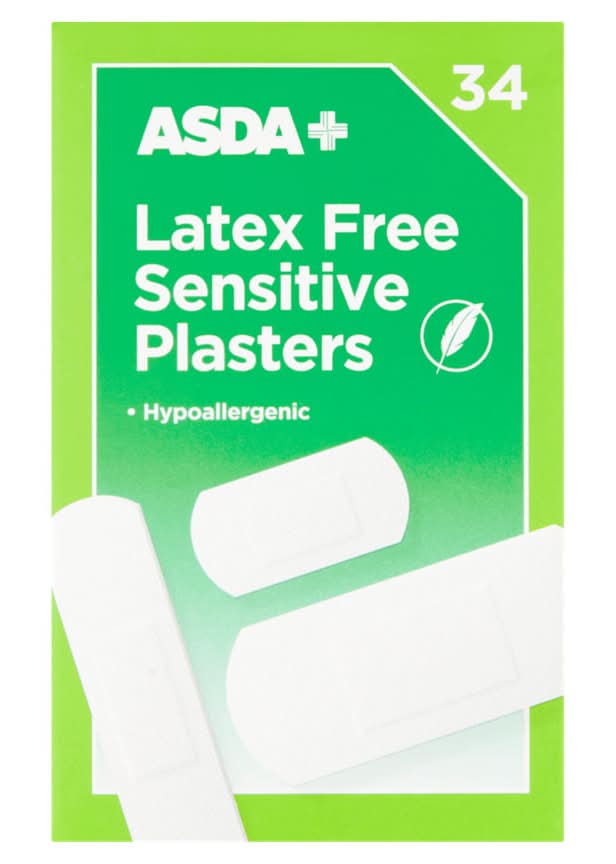 ASDA 34 Latex Free Sensitive Plasters
