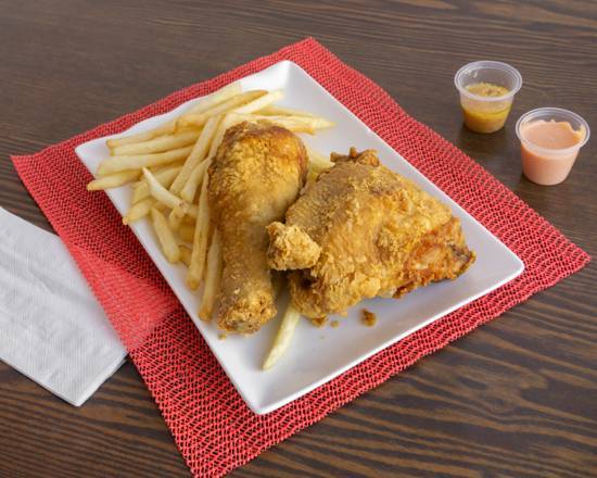 3 Pollo Frito con Papa