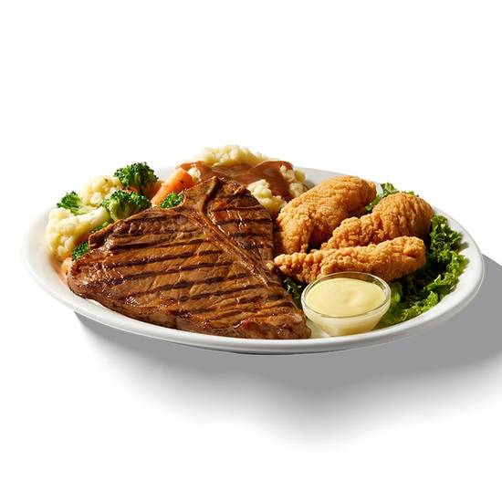 T-BONE STEAK & CHICKEN TENDERS