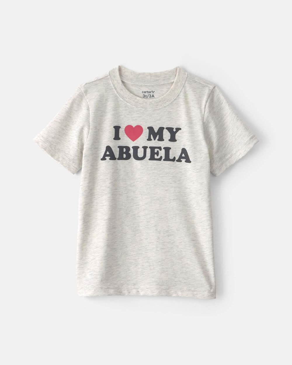 Toddler 'I Love My Abuela' Graphic Tee - Grey - Grey/Black - 2T