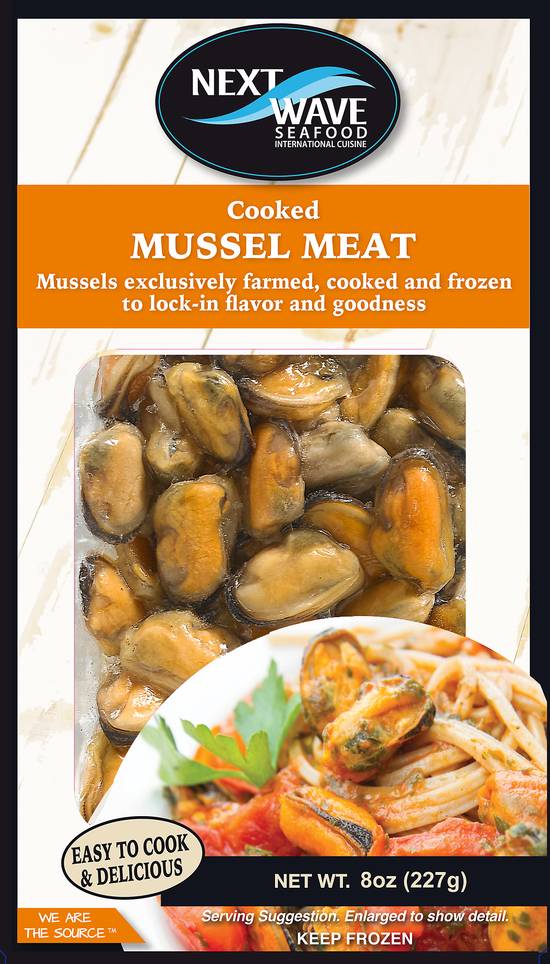 Next Wave Seafood Cooked Mussel Meat (8 oz)