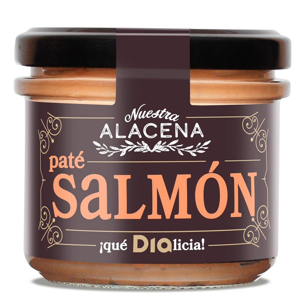 Paté DeSalmón Nuestra Alacena De Dia Frasco 110 G