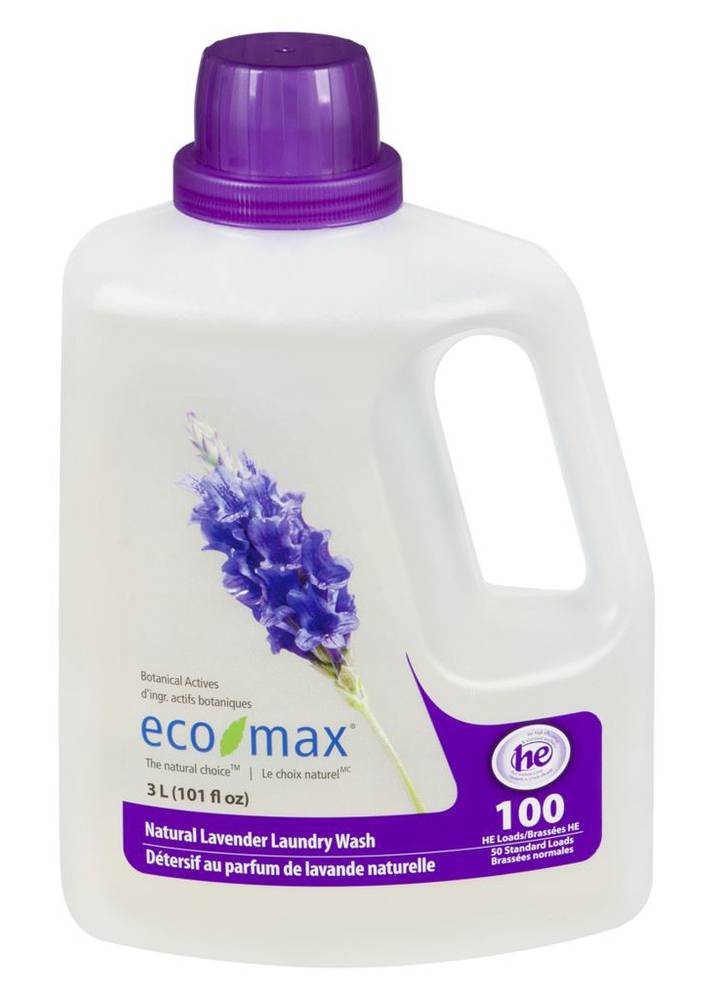 Eco Max Laundry Wash, Natural Lavender (3 L)