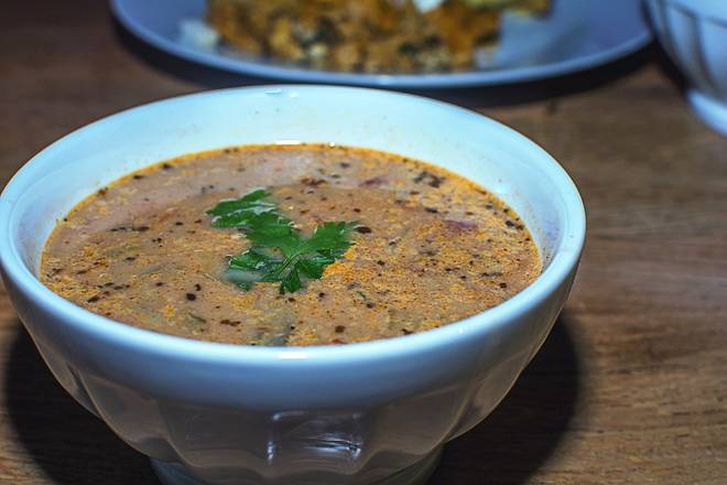 Vegetarian tortilla soup
