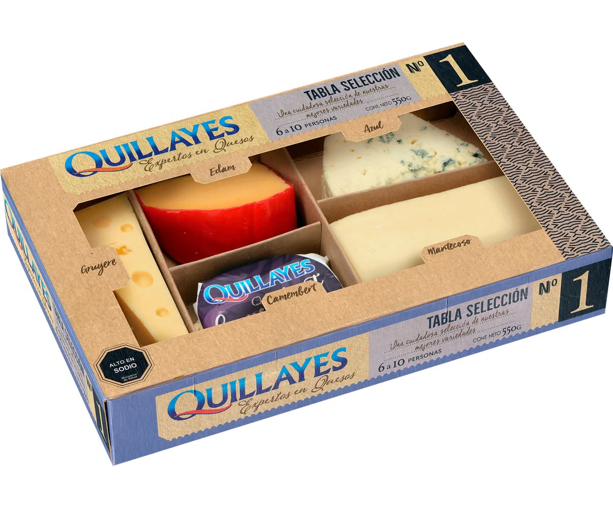 Quillayes · Selección nº 1 tabla de quesos (5 un)