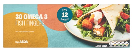 ASDA Omega 3 Fish Fingers (30 pack)