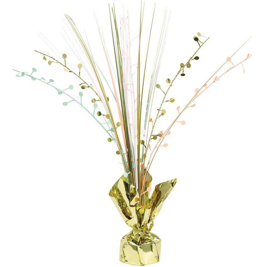 Pastel Silver Spray Centerpiece, 12in