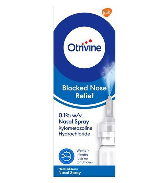 Otrivine Adult Nasal Spray Metered Dose 0.1% 10ml