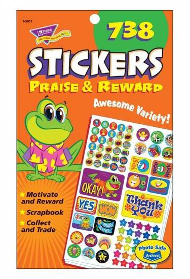 TREND enterprises Praise & Reward Sticker Variety Pad