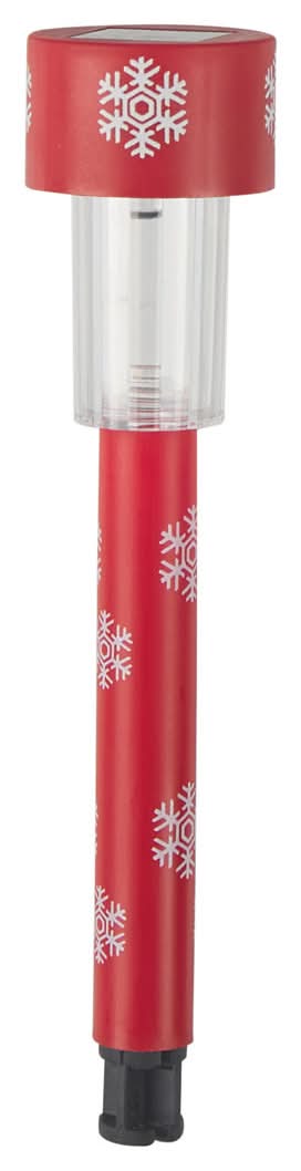 Holiday Style Christmas Solar Light Stake, 11 in