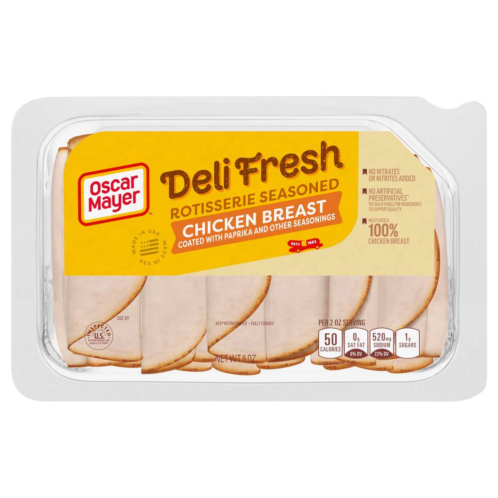 Oscar Mayer Deli Fresh Rotisserie Seasoned Chicken Breast