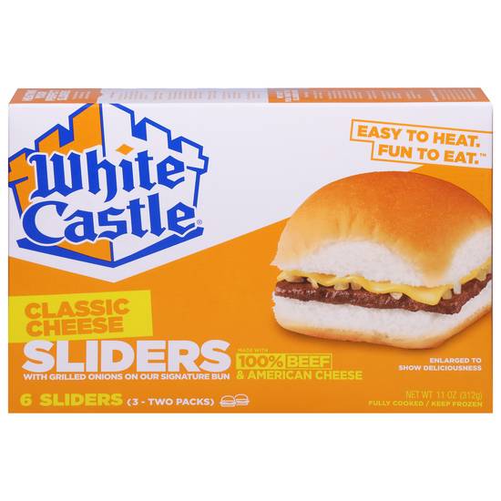 White Castle Classic Sliders (2 ct) (beef-cheese)