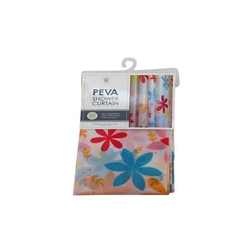 Sultan Peva Shower Curtain Flower Print