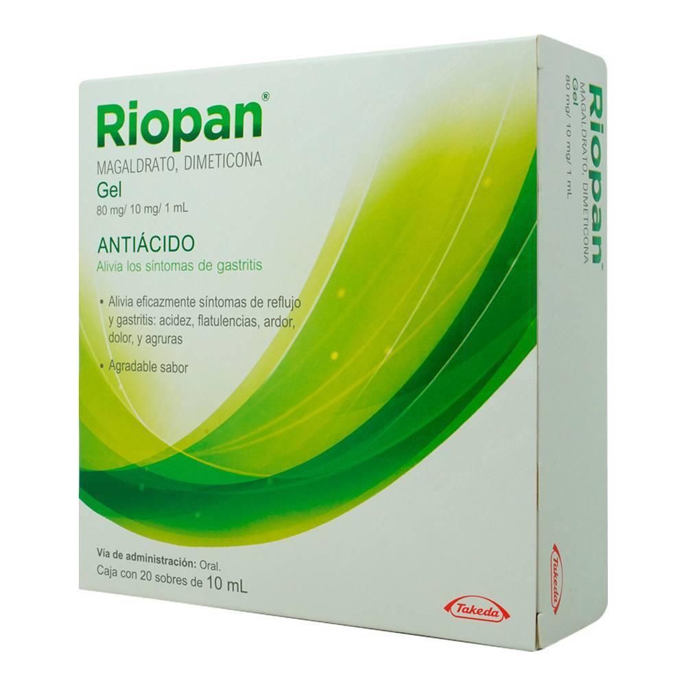 Takeda riopan gel 80 mg/10 mg/1 ml (20 un)
