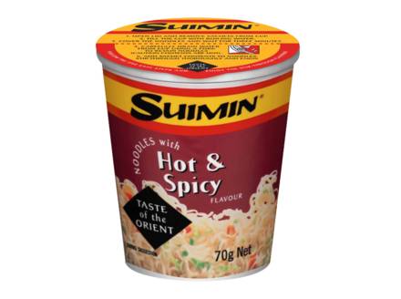 Suimin Cup Noodles Hot & Spicy 70g