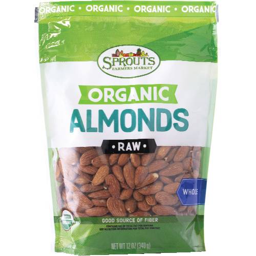 Sprouts Organic Raw Almonds