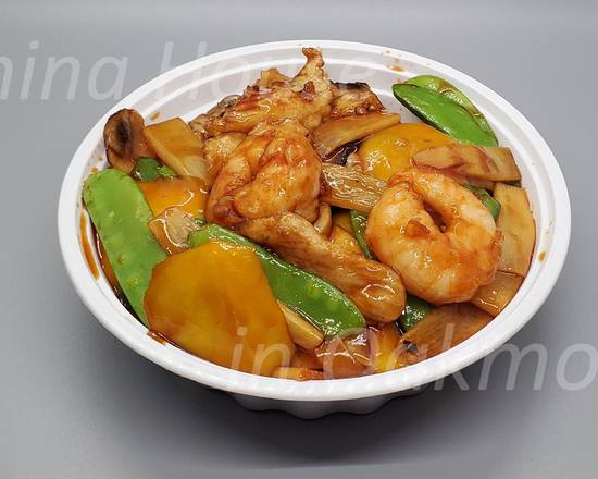 Mango Chicken ＆ Shrimp 芒果鸡虾
