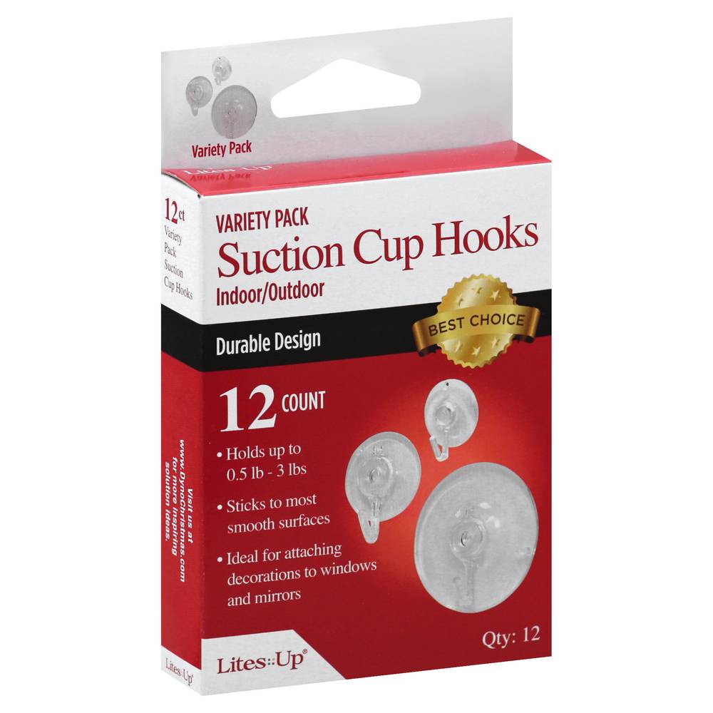 LITES-UP Suction Cup Hooks