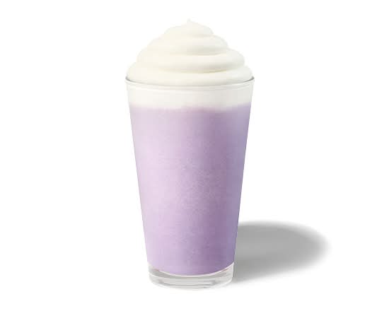 Ube Vanilla Flavour Cream Frappuccino