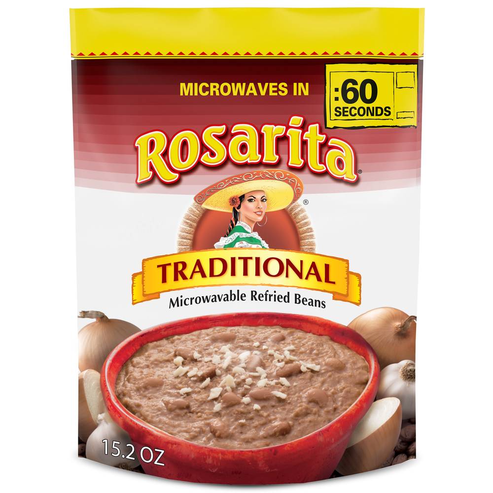 Rosarita Traditional Microwavable Refried Beans