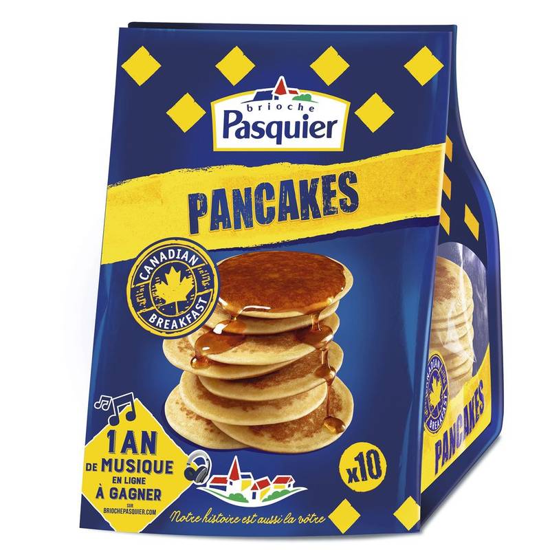 Brioche Pasquier - Pancakes nature (10 unités)