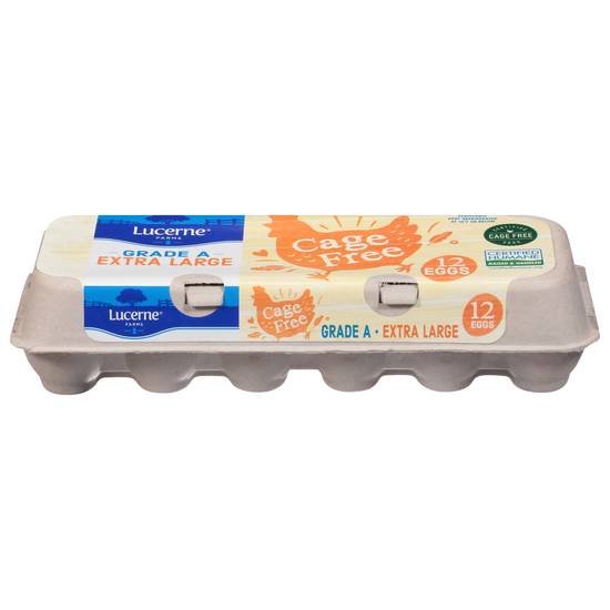 Lucerne Cage Free Grade Aa Extra Large Eggs (12 ct)