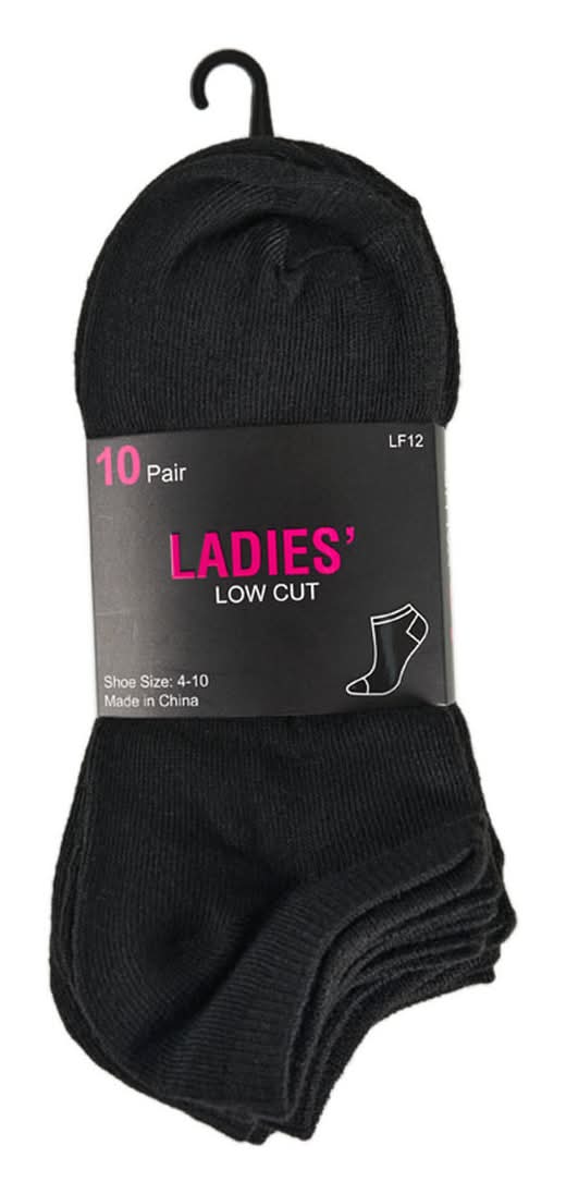 Basics Low Cut Socks Lf12, Women, 4-11 (12 ct)